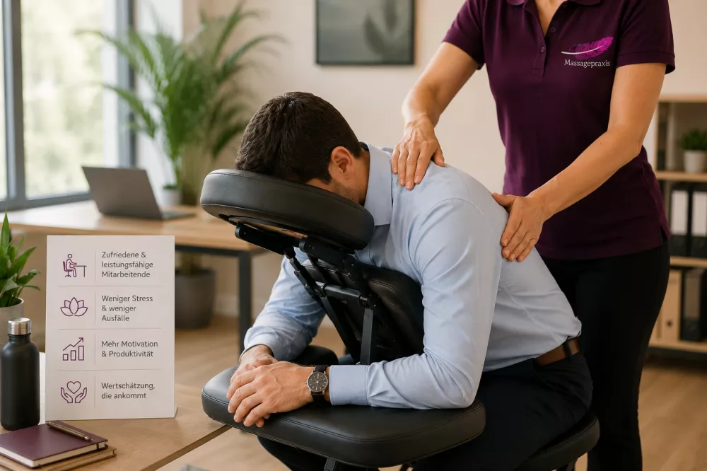 Exklusive Firmenmassage – Gesundheit, die sich auszahlt